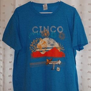 Cinco de Mayo blue tee from Moes